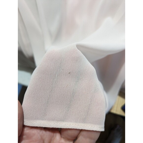 Bill Levkoff #Levkoff Keyhole Neck Chiffon Gown Bridesmaid Maxi Dress Pink 12 - Picture 10 of 12